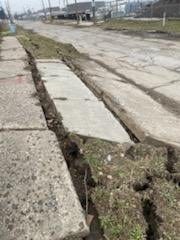 Pavement buckle