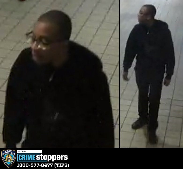 Security cameras captured images of the suspect after the attack.