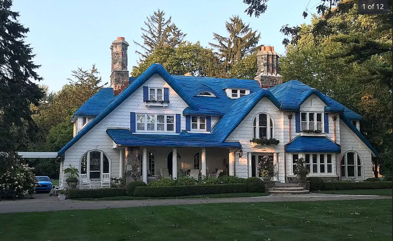 Whether you call it the Hansel and Gretel House, the Blue Jay House or the Smurf House, the newest home to hit the market in West Bloomfield is sure to turn heads — and we're not just talking about the price tag.