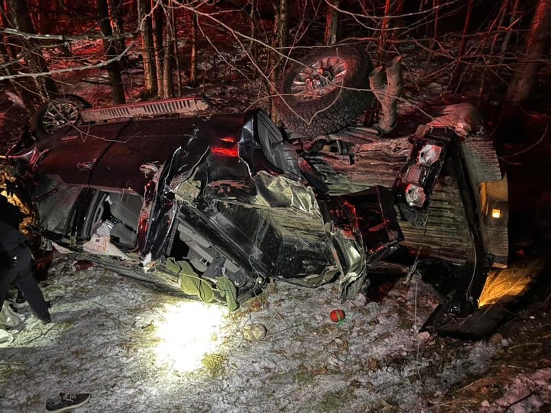NH crash site
