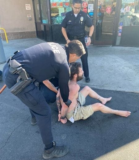 Stabbing suspect.