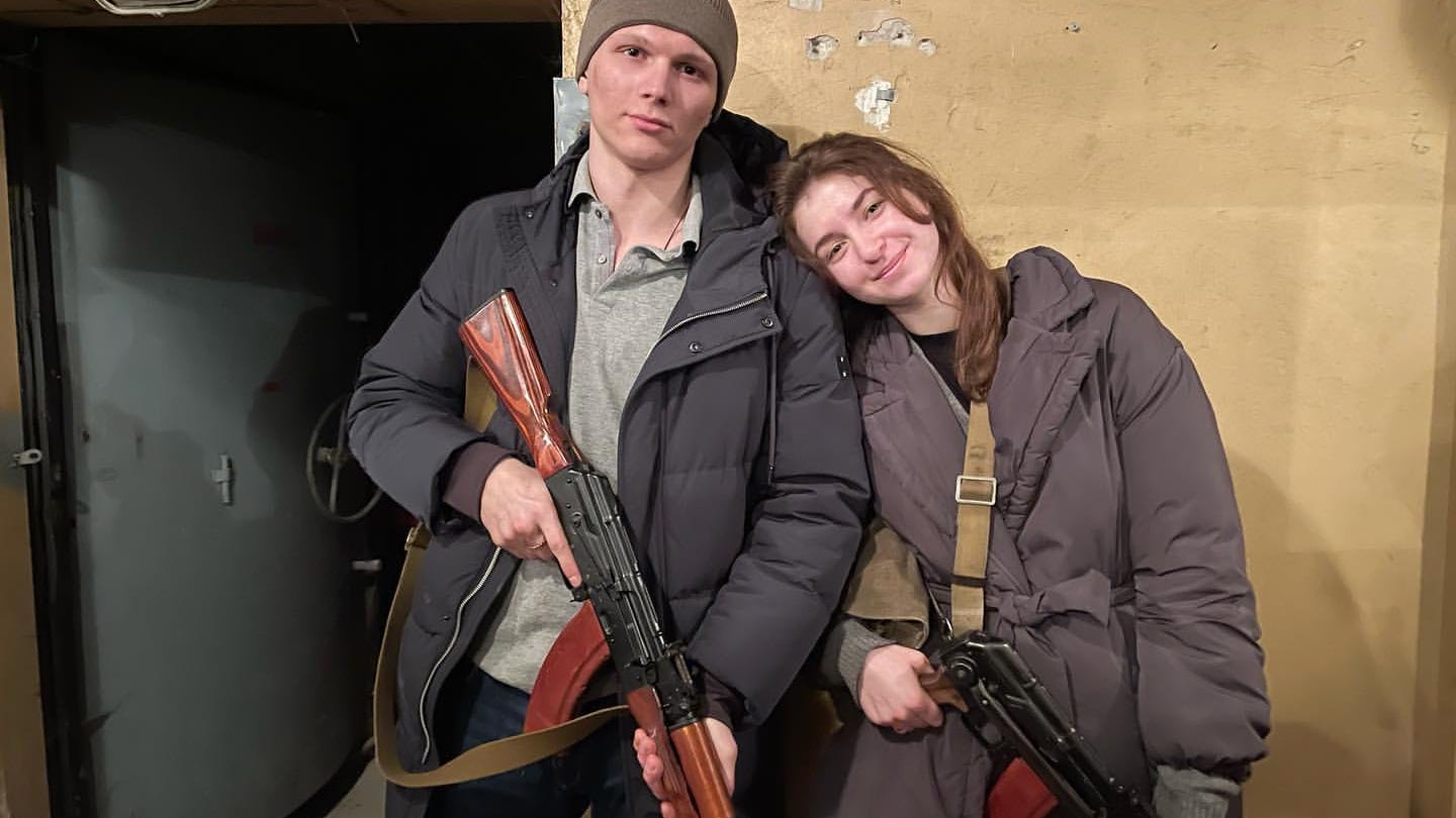 Ukrainian newlywed spending honeymoon fighting Russians tells WINS: 'I know we will win'