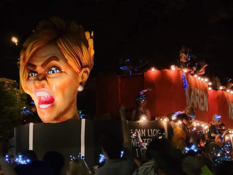 The Krewe of Karen Parade Float