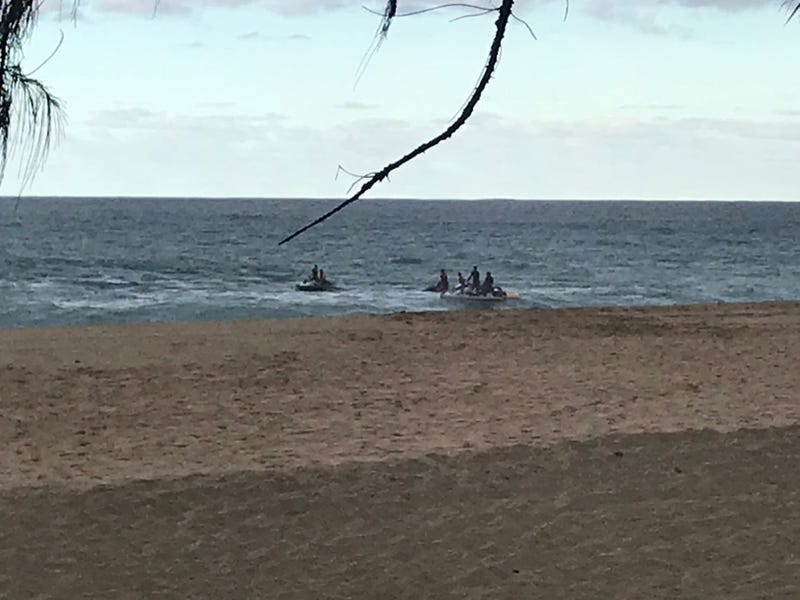 Crews searched the area by water and air on Saturday and Sunday