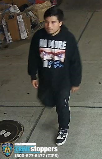 Police are searching for a man who sexually abused a 27-year-old woman in Brooklyn on Oct. 4, 2023. 