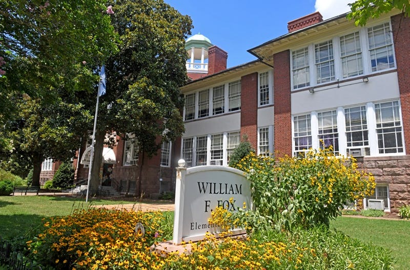 Fox Elementary School before fire