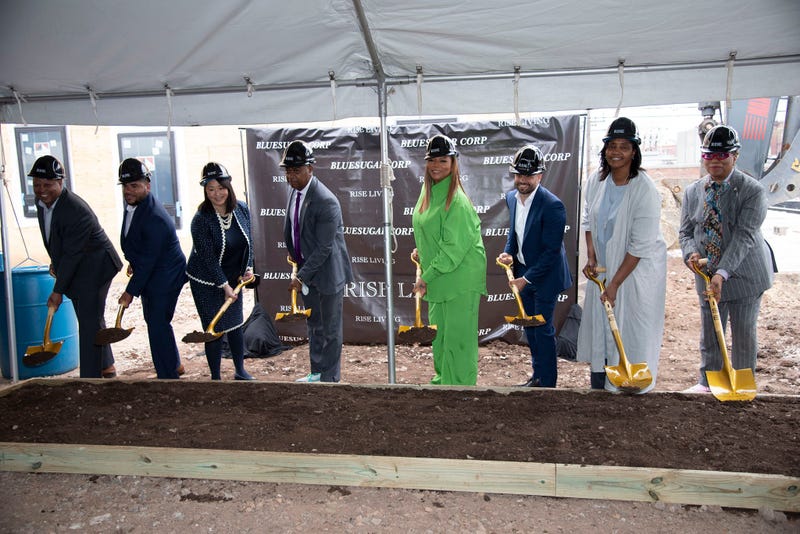 breaking ground
