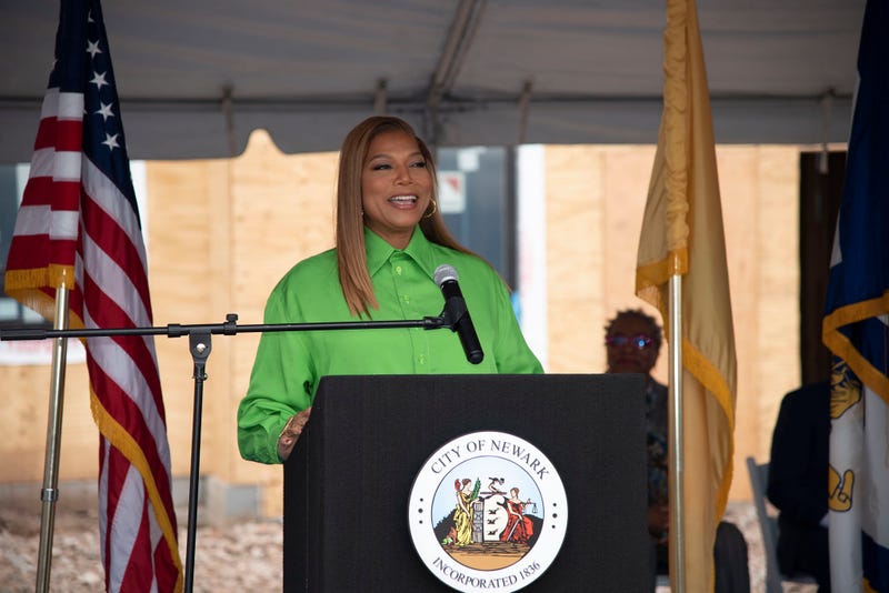 Queen Latifah at development groundbreaking ceremony