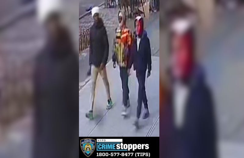 Police are searching for three suspects in a stabbing aboard a 2 train on Jan. 8