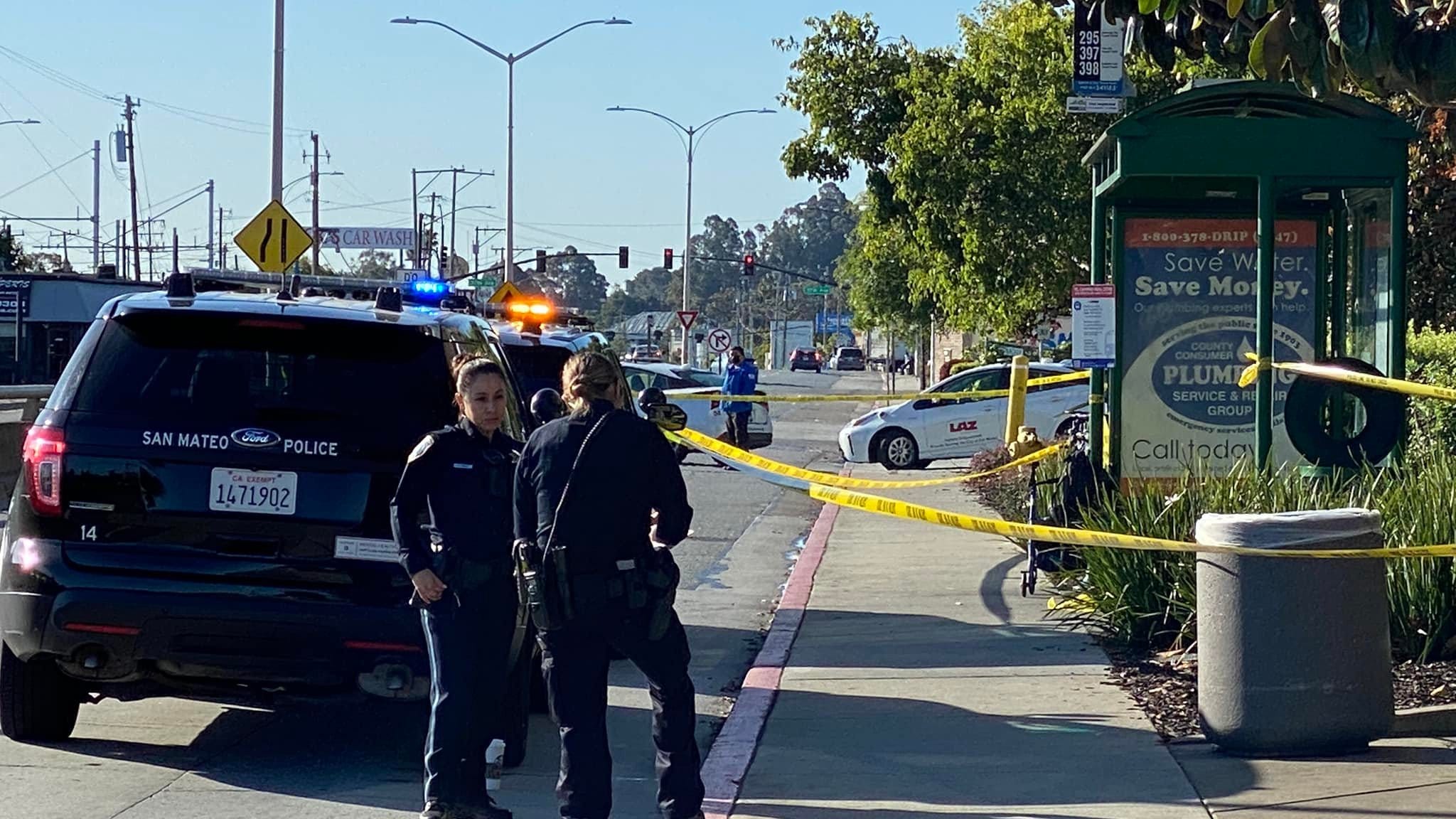 San Mateo police investigate 'suspicious death' at bus stop