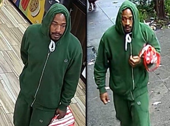 Police released images of the suspect Thursday