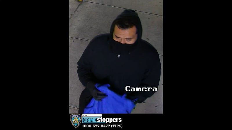The NYPD is searching for a man who robbed a smoke shop in Queens with a gun on Oct. 11, 2023. 