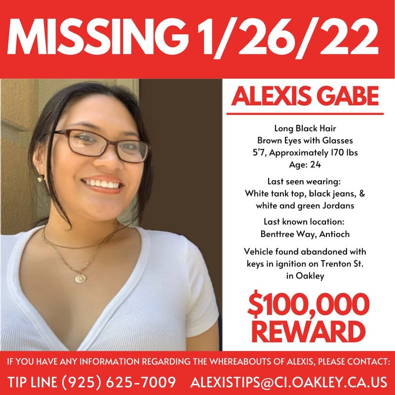 The reward for information on the case has increased to $100,000 as of last week.
