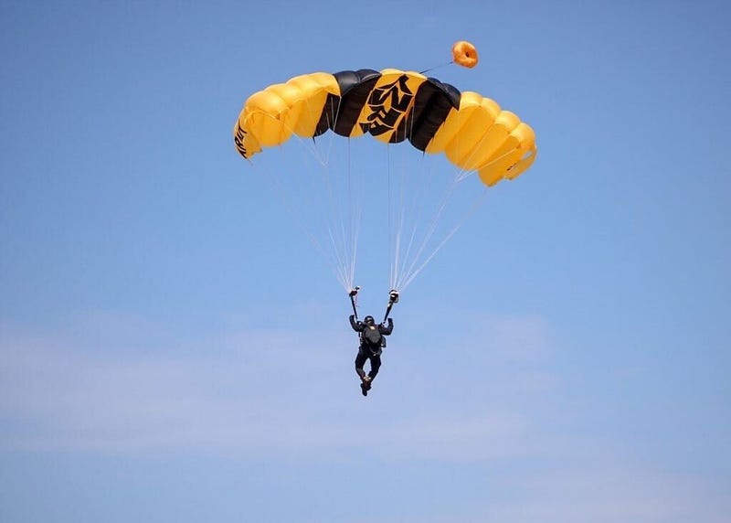 U.S. Army Golden Knights paratrooper