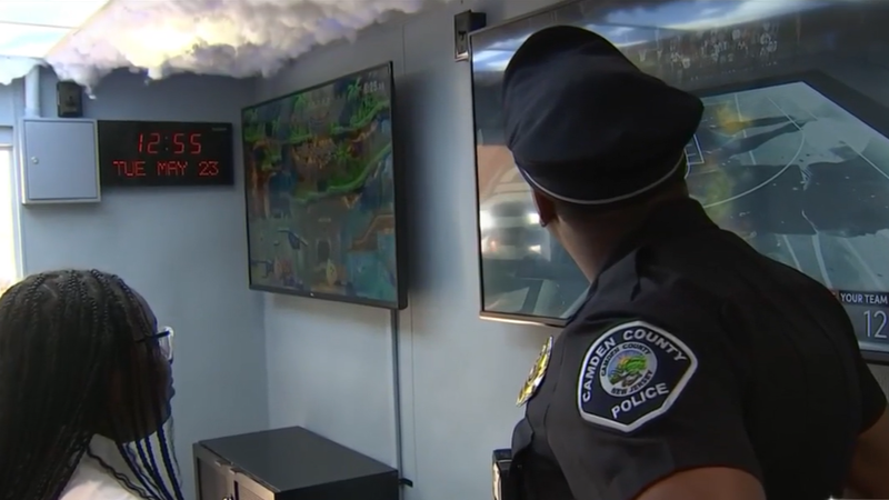 Camden County Police Department video game van