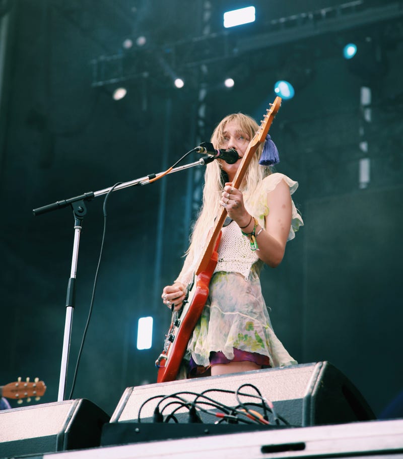 Wet Leg playing at Austin City Limits Music Festival 2022