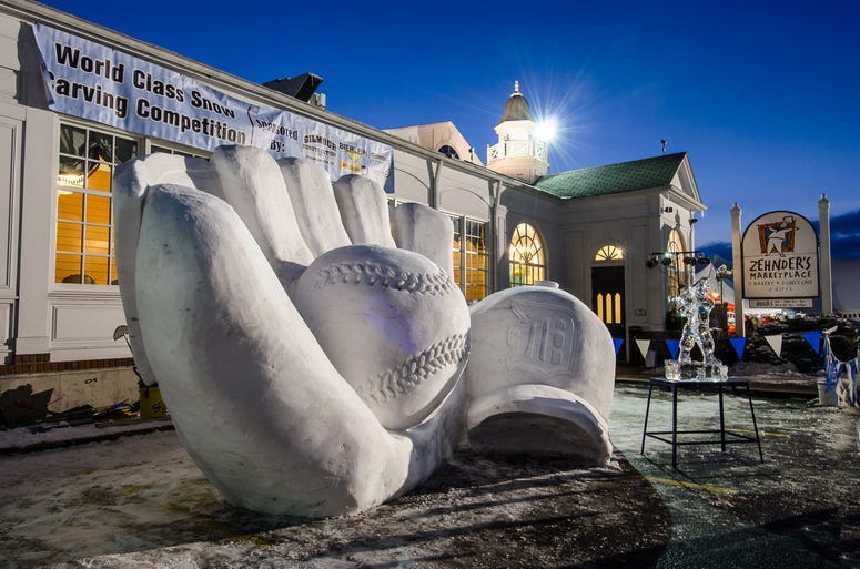 Snow Sculpture Zehnders SnowFest