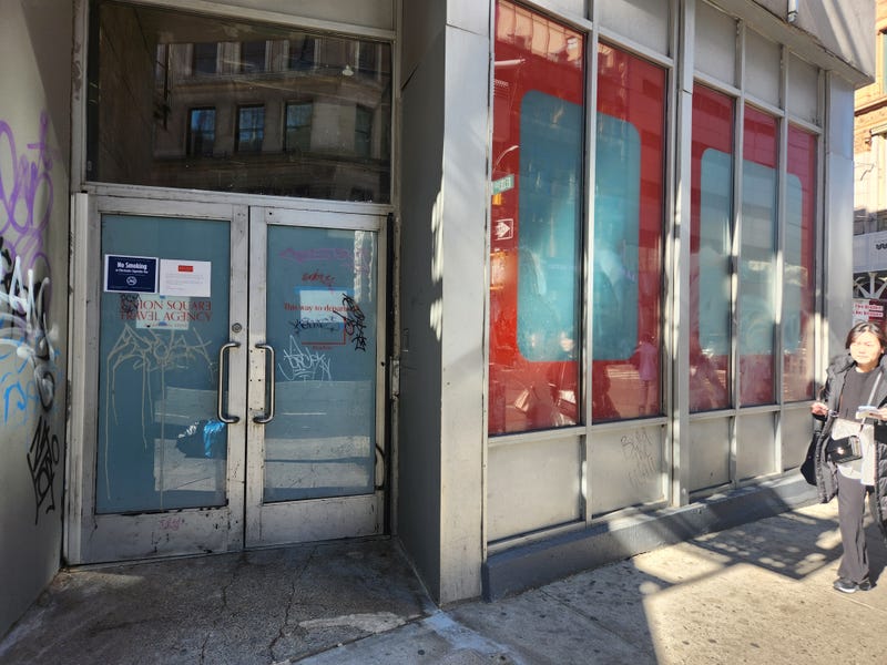 The second, slightly larger storefront that currently sits empty. Come June, this will become USTA's primary outlet.