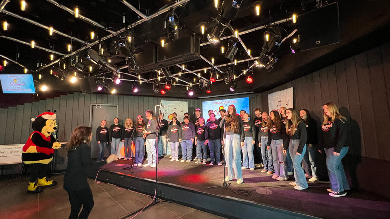 B101's 9-12 Division 2023 Christmas Choir Competition Champions Neshaminy High School Perform at B101