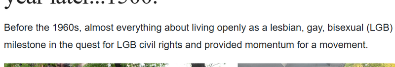 A page on the Stonewall National Monument no longer cites transgender people. 
