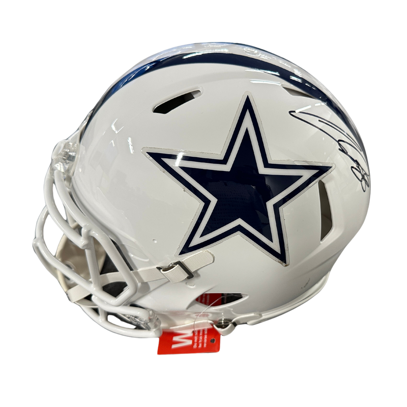DeMarvion Overshown and CeeDee Lamb Autographed helmet