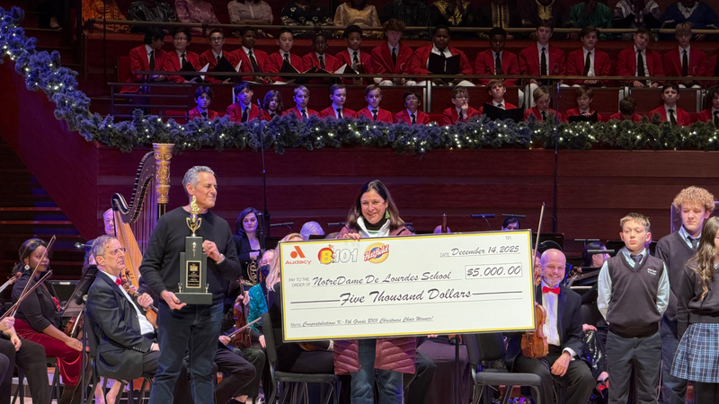Notre Dame De Lourdes School, B101's 2025 Christmas Choir Competition K-8 Division Champions Open for the Philly Pops: A Philly Holiday Spectacular
