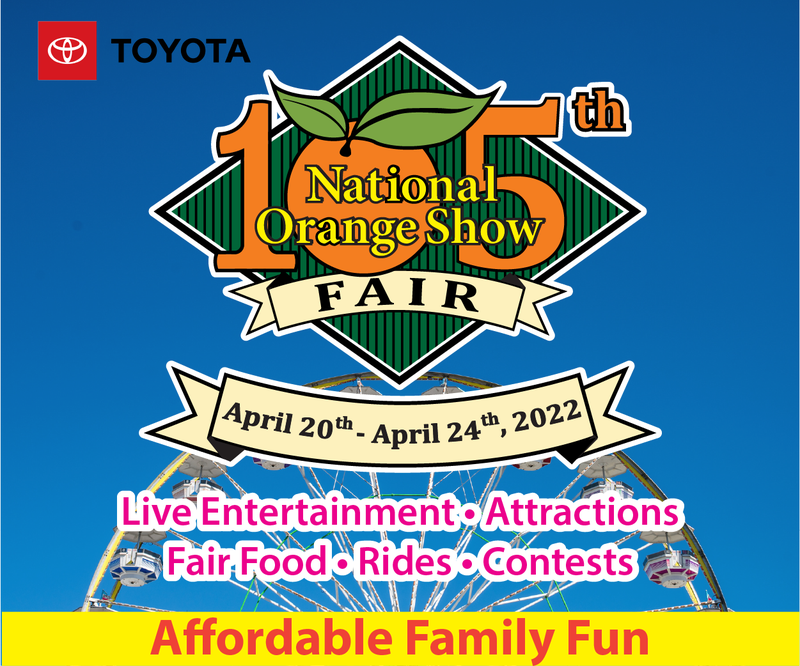 National Orange Show fair flyer