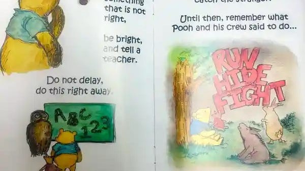 New Winnie The Pooh book teaches kids to 'run, hide, fight' in school shooting