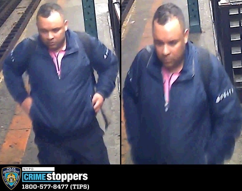 Police released images Thursday of the suspect in Sunday's attack in Jackson Heights