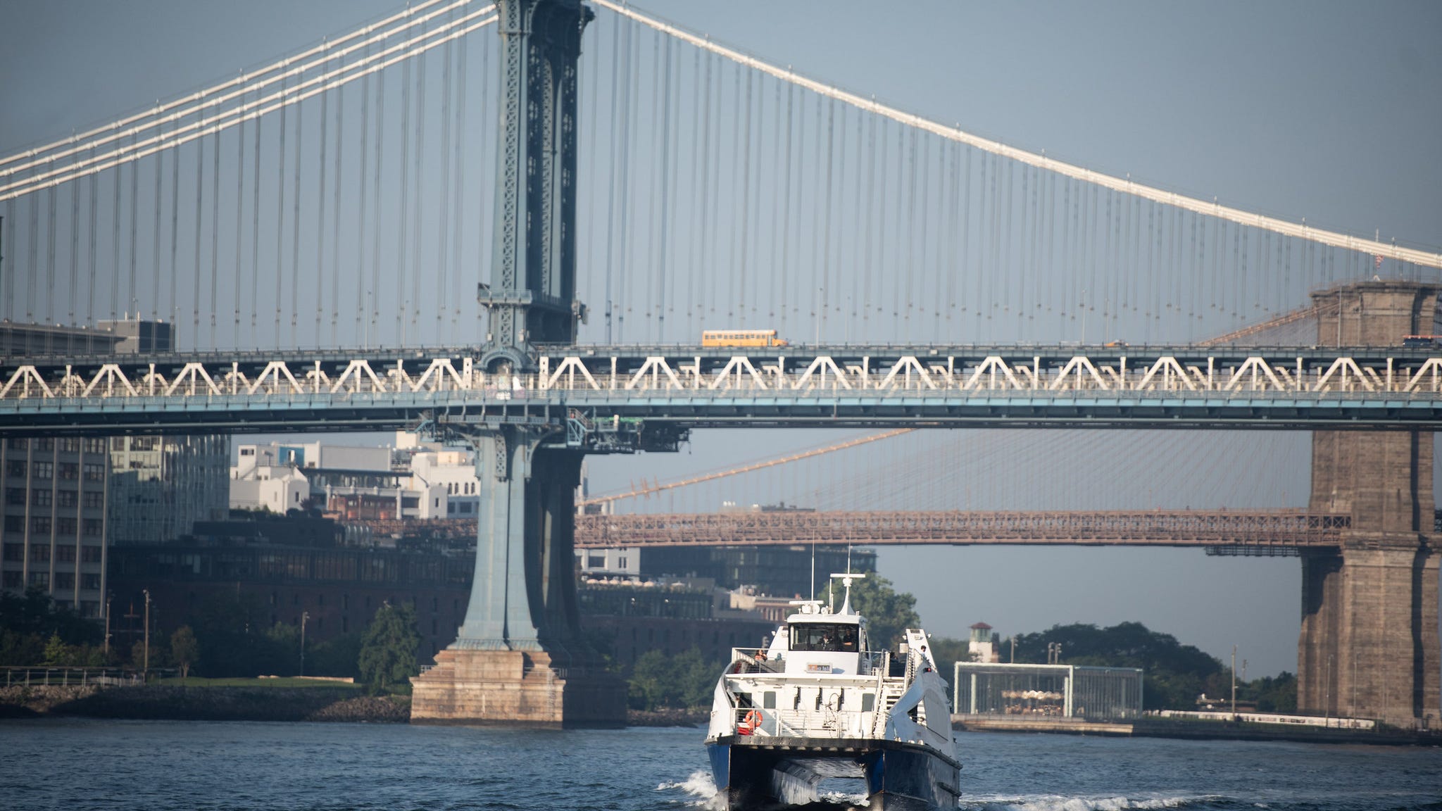 VIDEO: De Blasio unveils new NYC Ferry stop in the Bronx