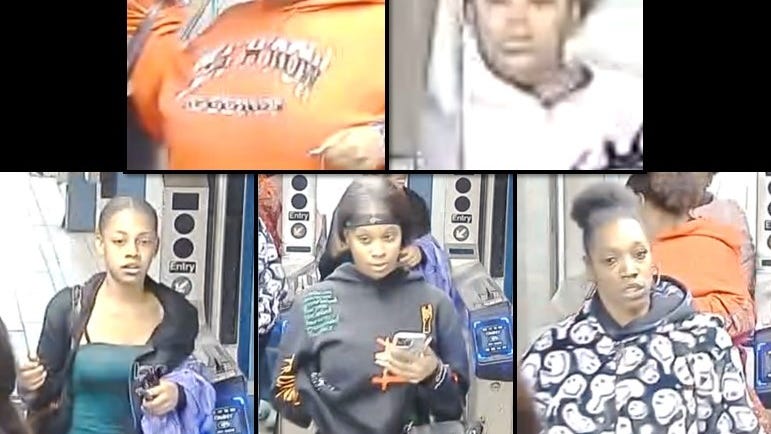 VIDEO: Group beats, robs teen at Queens subway station, uses stolen debit card