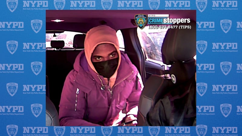 One of the suspects being sought by police in the robbery spree