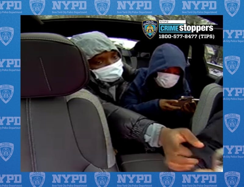 The suspects pose as passengers, then steal drivers' phones to make fraudulent transactions, police said