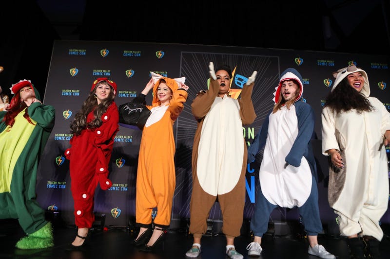 The so-called "geek fashion" show at the 2018 Silicon Valley Comic Con in San Jose. 
