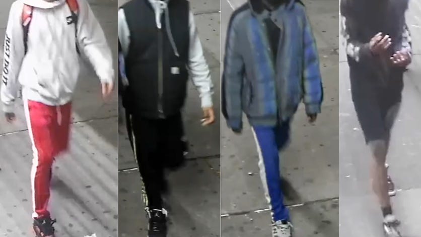 Cops seek 4 men who robbed commuter at knifepoint in Bronx subway station