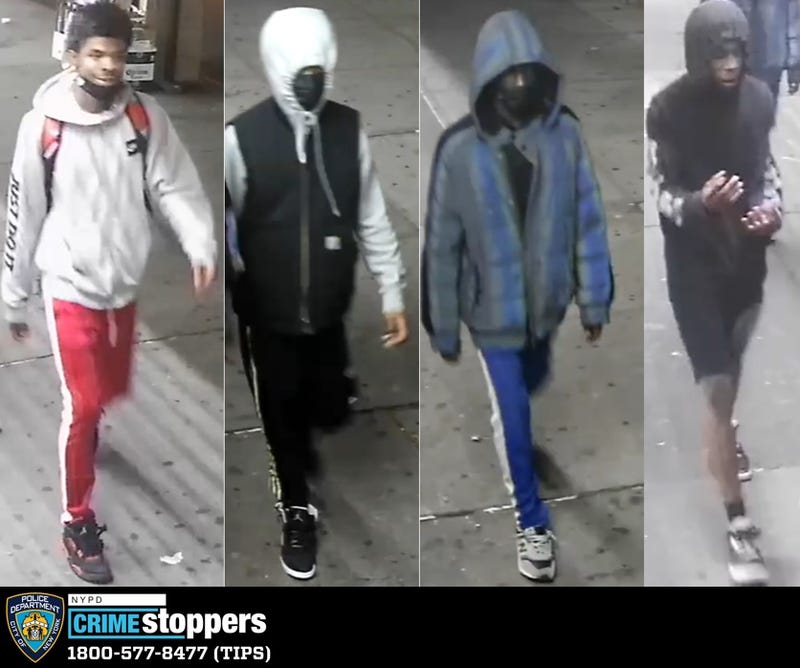Security cameras captured images of the suspects.