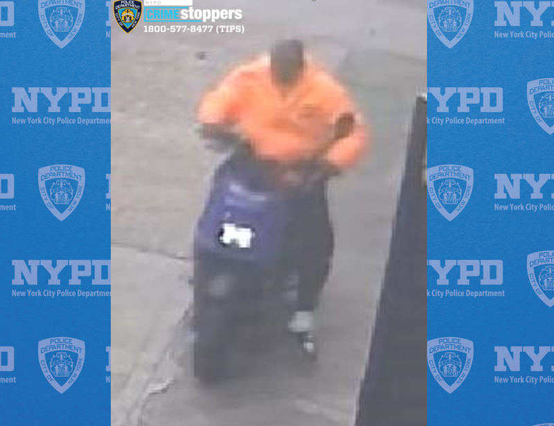 The moped rider mowed down the girl Friday afternoon