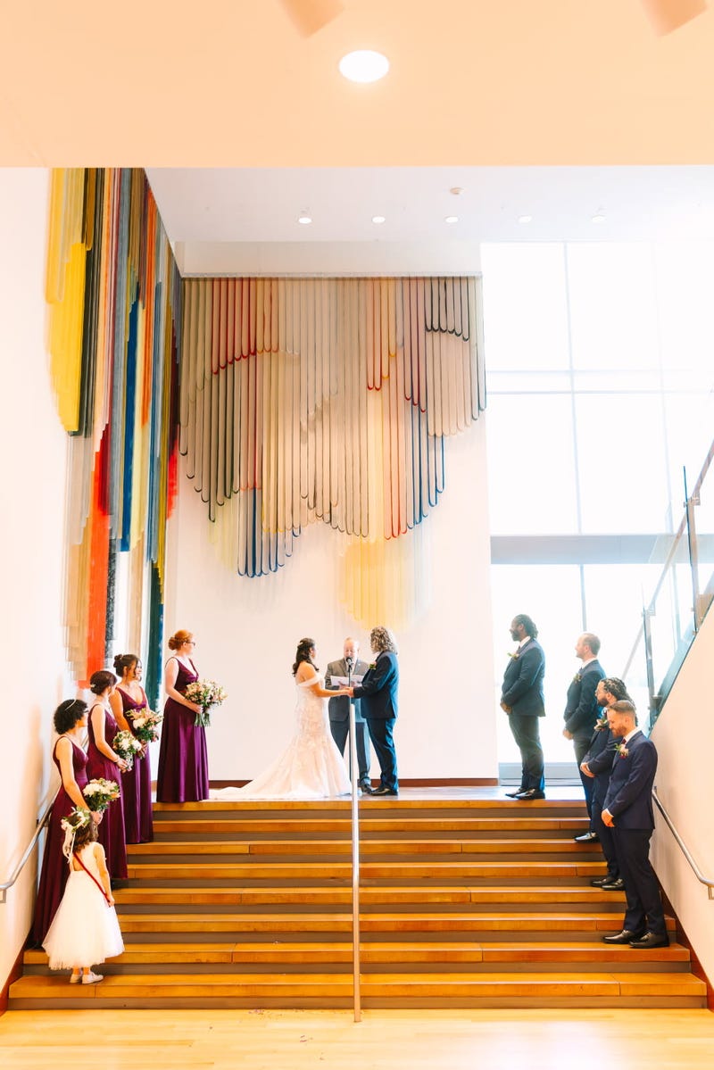 Mike Officiating Ben and Allie's Wedding at NBMAA