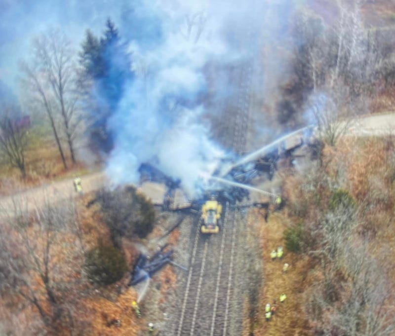 Authorities are investigating the cause of a raging fire that engulfed a wooden historic bridge in Mid Michigan and ultimately led to its collapse over the weekend
