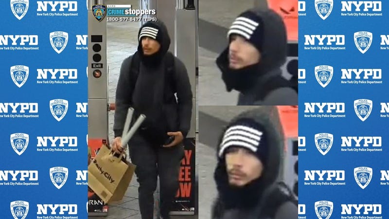 Photos show the suspect at the subway station around the time of the attack