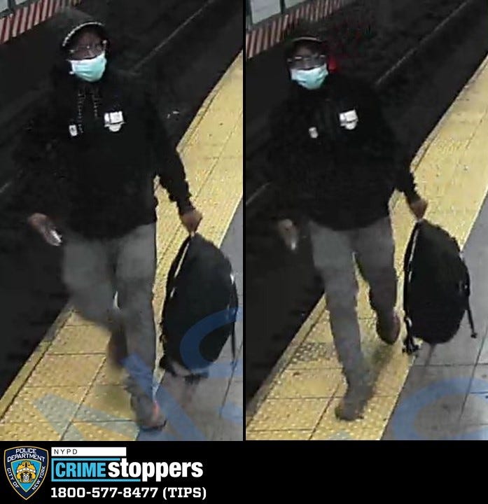 Security cameras captured images of the suspect.