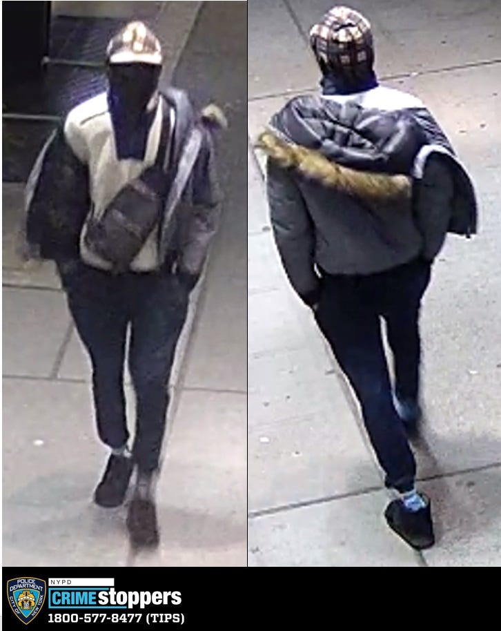 The suspect wanted in connection to a deadly stabbing in the Penn Station complex early Sunday morning, Nov. 21, 2021.
