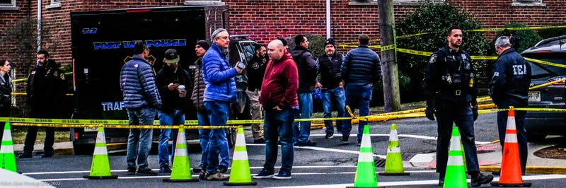 Scene of officer-involved shooting in Fort Lee, N.J. 