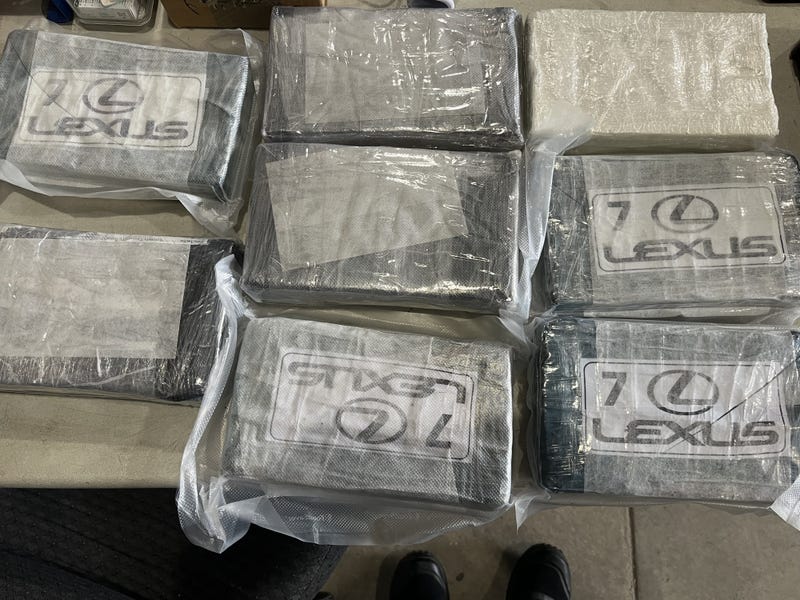 Troopers found 20 pounds of cocaine during a pullover on March 23, 2024.