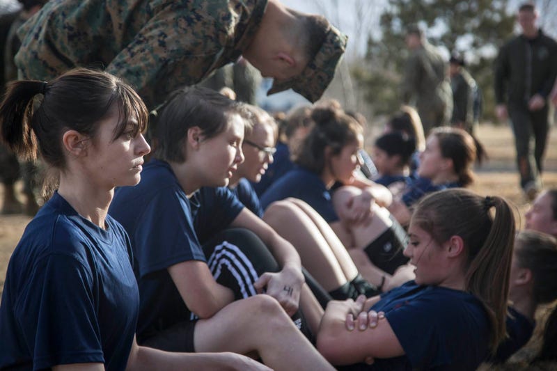 Future Female Marine Recruits