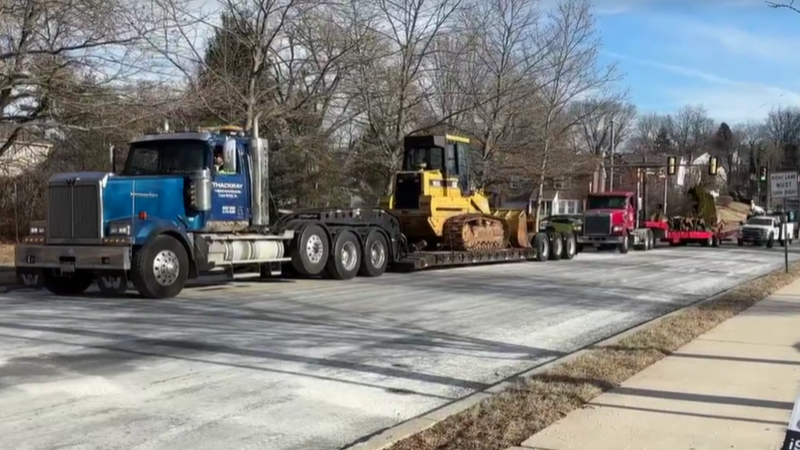 SPS and municipal emergency management staff brought in heavy equipment and secured the area with fencing and other fixed barricades.
