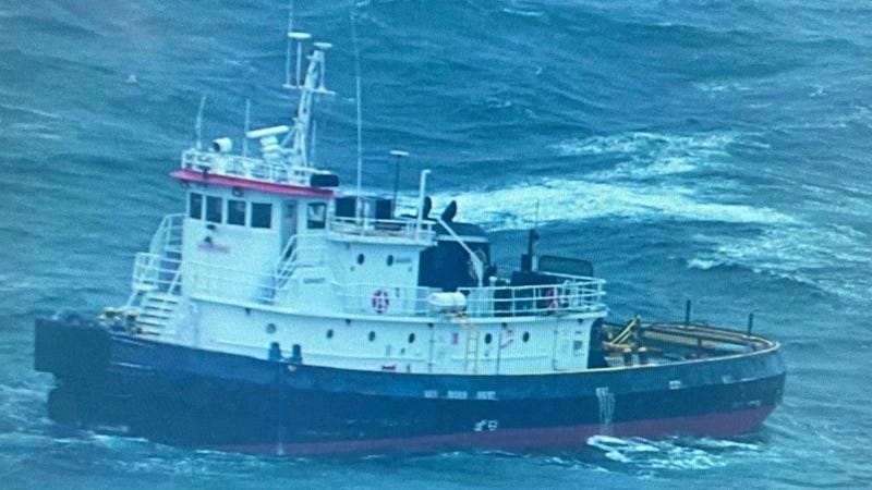 Coast Guard rescues tug boat crew off coast of Maryland