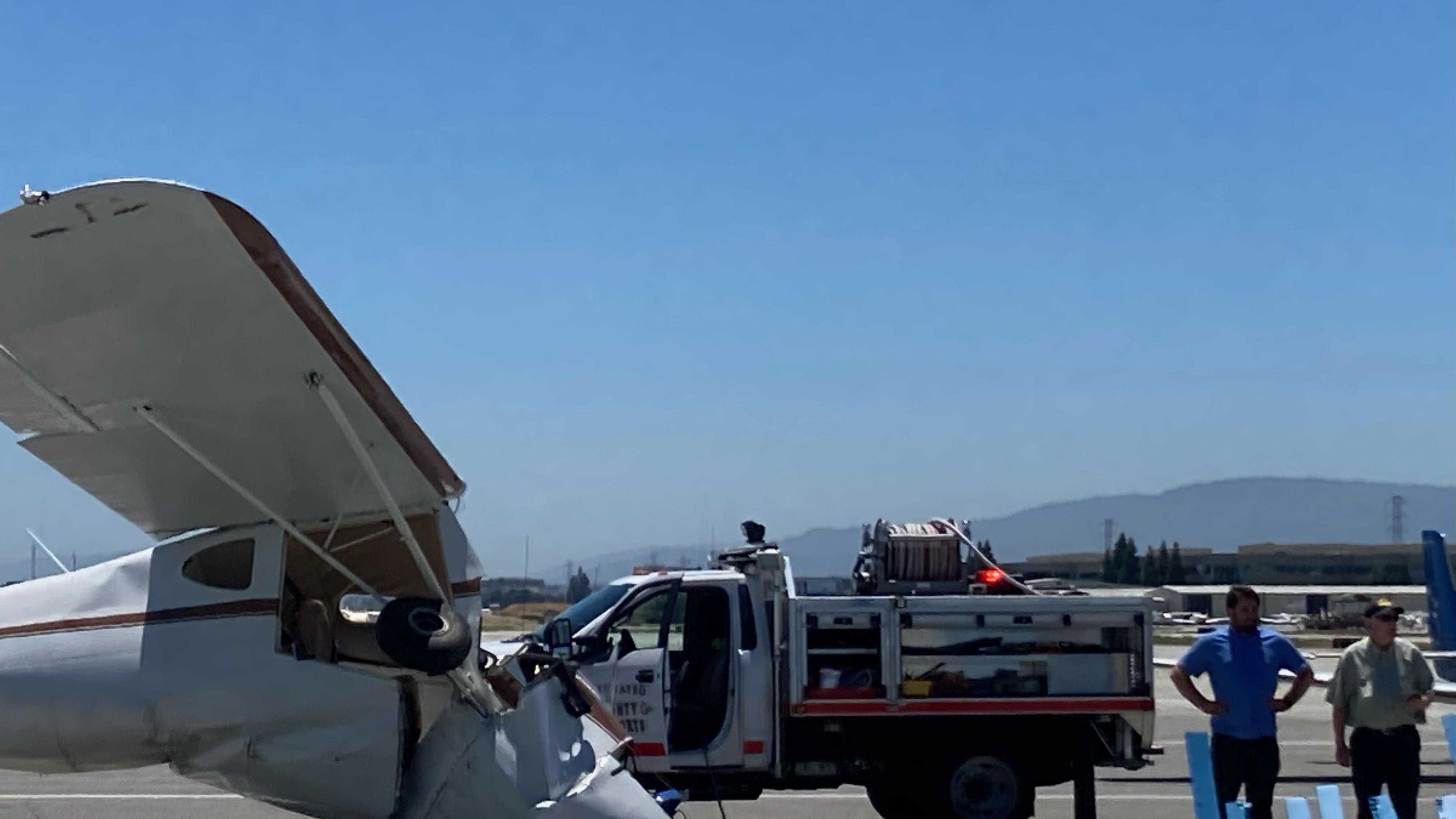 Passenger, pilot sustain 'only minor injuries' in San Carlos Airport crash