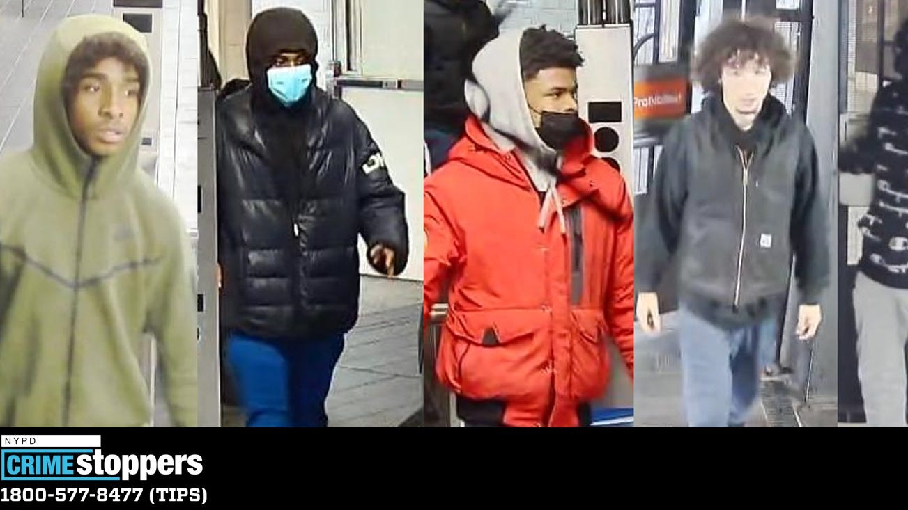 Victims beaten in robbery spree near Grand Central Station; 5 sought