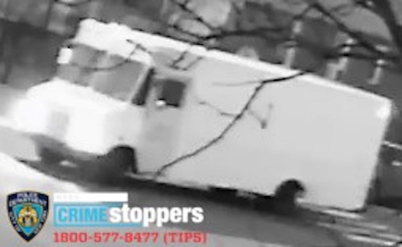 Police are searching for a large, white box truck after man in his 30s allegedly tried to lure a 14-year-old girl inside the vehicle in Throgs Neck